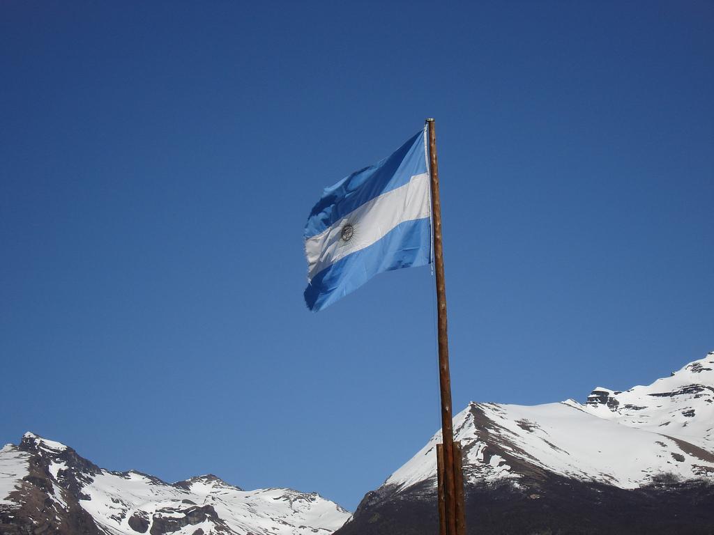 argentina flag fotografia