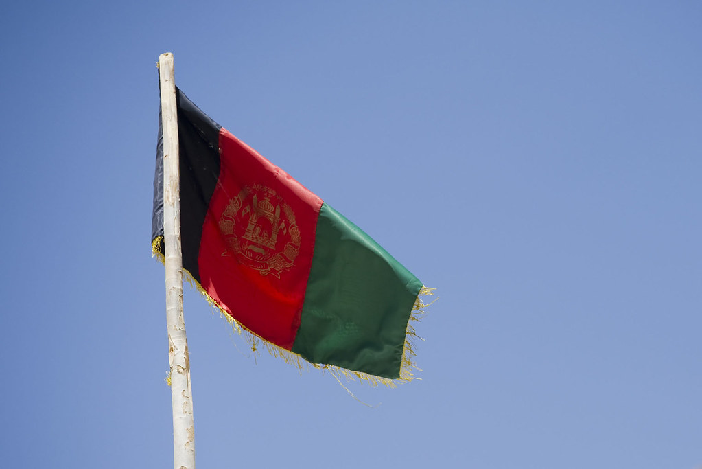 afghanistan flag fotografia
