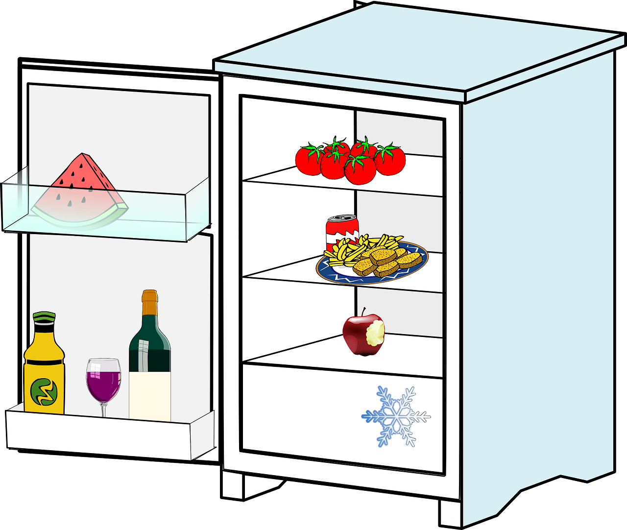 Photo by Clker-Free-Vector-Images chladnička kreselená