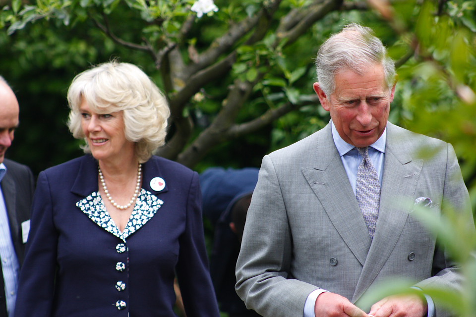 prince Charles and Camilla fotografia