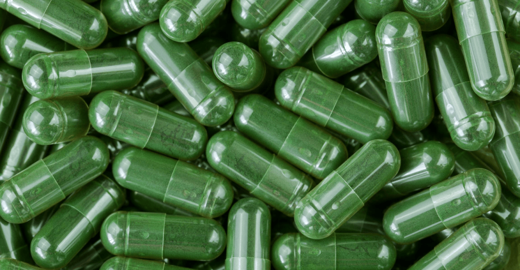 Spirulina tablety