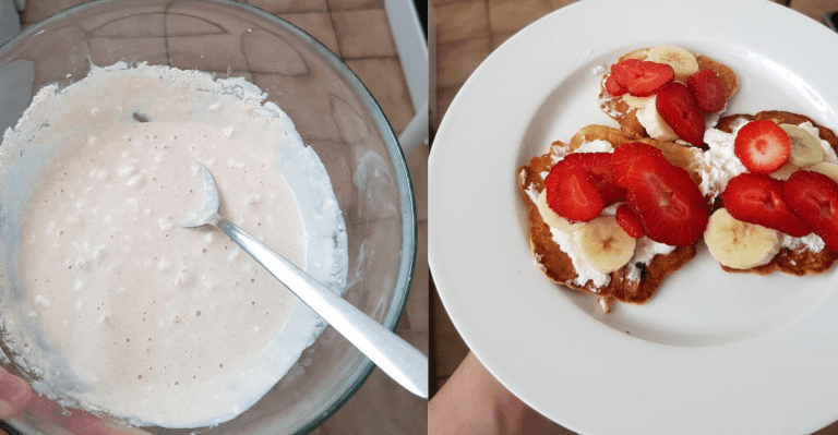 Recept na zdravé a jednoduché lievance s lahodnou talianskou ricottou a čerstvým ovocím