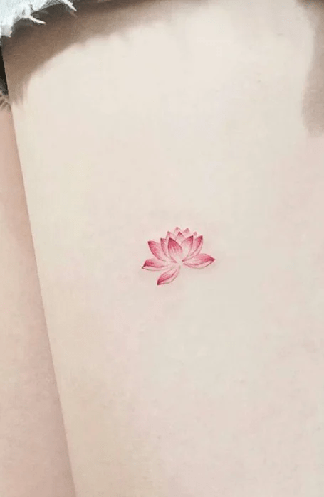 Tetovanie lotosového kvetu pre ženy