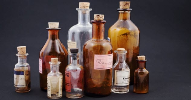 feature a old medicine bottles 154834526