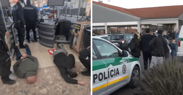 Potýčka s policajtami v piešťanskom Lidli skončila pre jedného z obvinených väzbou. Ďalší dvaja budú stíhaní na slobode
