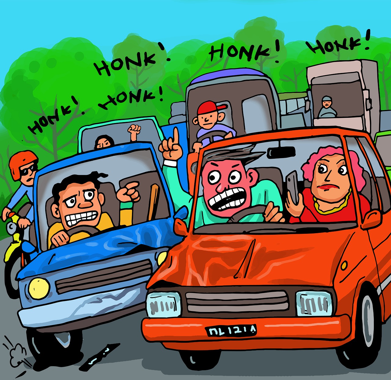 road rage photo
