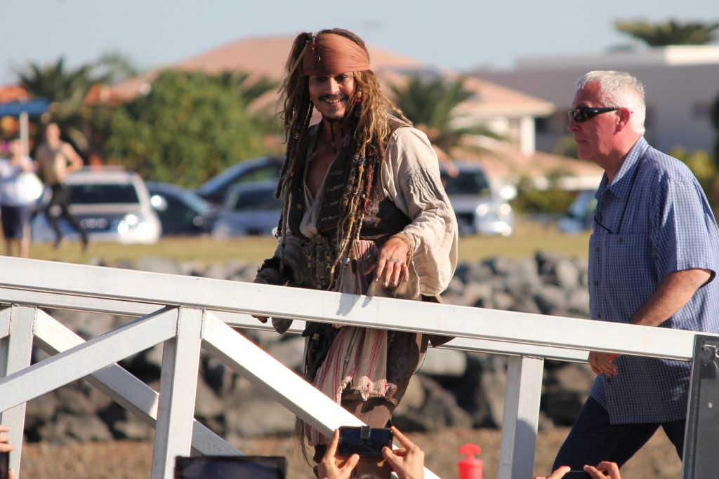 Johnny Depp in Queensland Australia June 2015