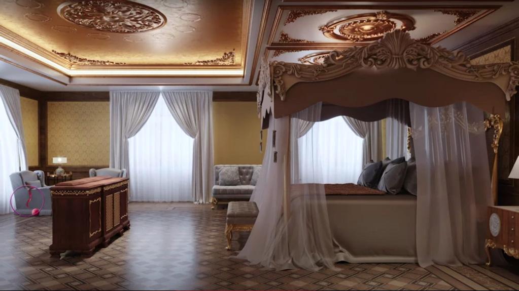Putin Estate Bedroom