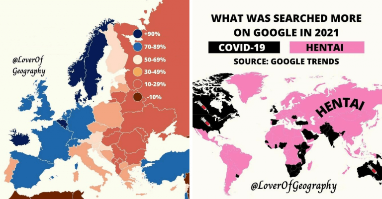 8 nezvyčajných máp, ktoré môžu zmeniť váš pohľad na svet. (2.časť)