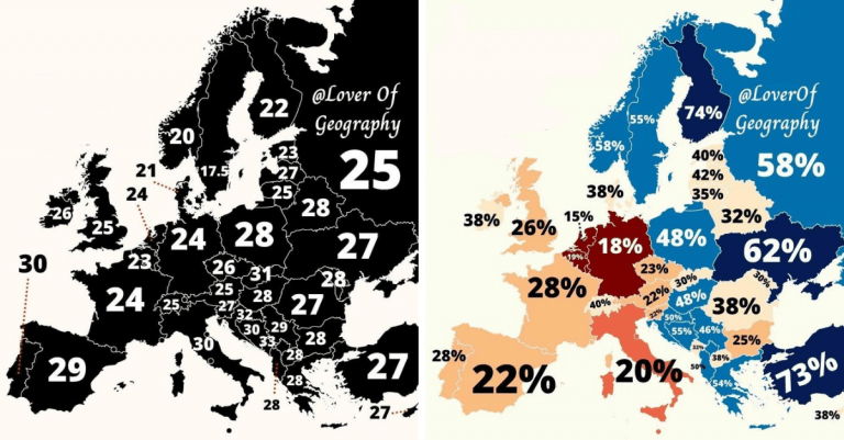 13 nezvyčajných máp, ktoré môžu zmeniť váš pohľad na svet.