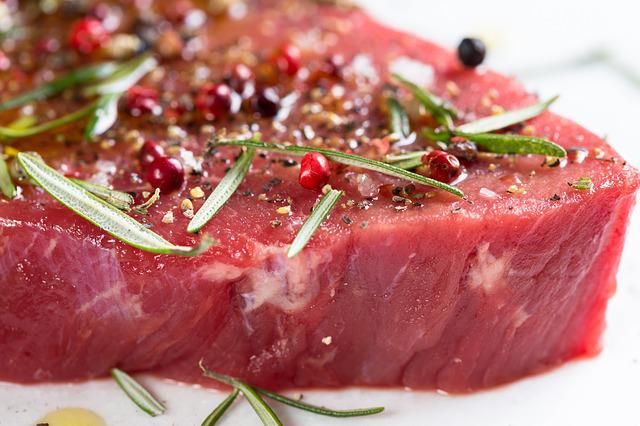 raw meat photo