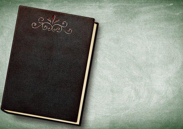 leather book photo