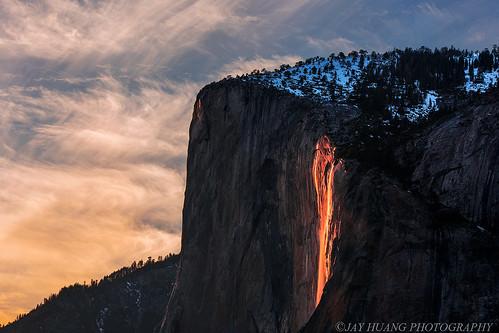 Horsetail horsetail fall photo