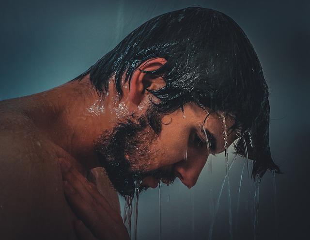 showering photo