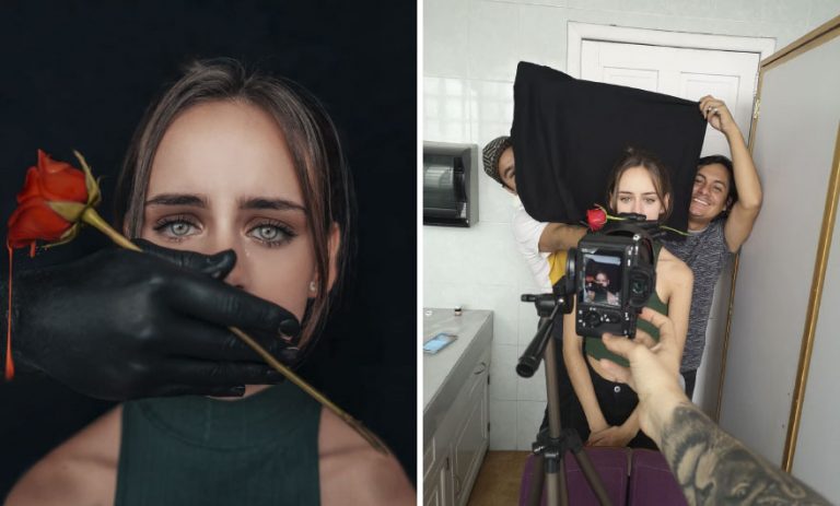Ako vyzerá zákulisie kreatívnych fotografií? Nahliadnite do tvorby tohto mexického umelca