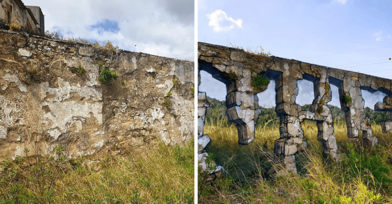Jeho grafity nám umožňujú vidieť cez stenu. Toto je 12 výtvorov portugalského umelca