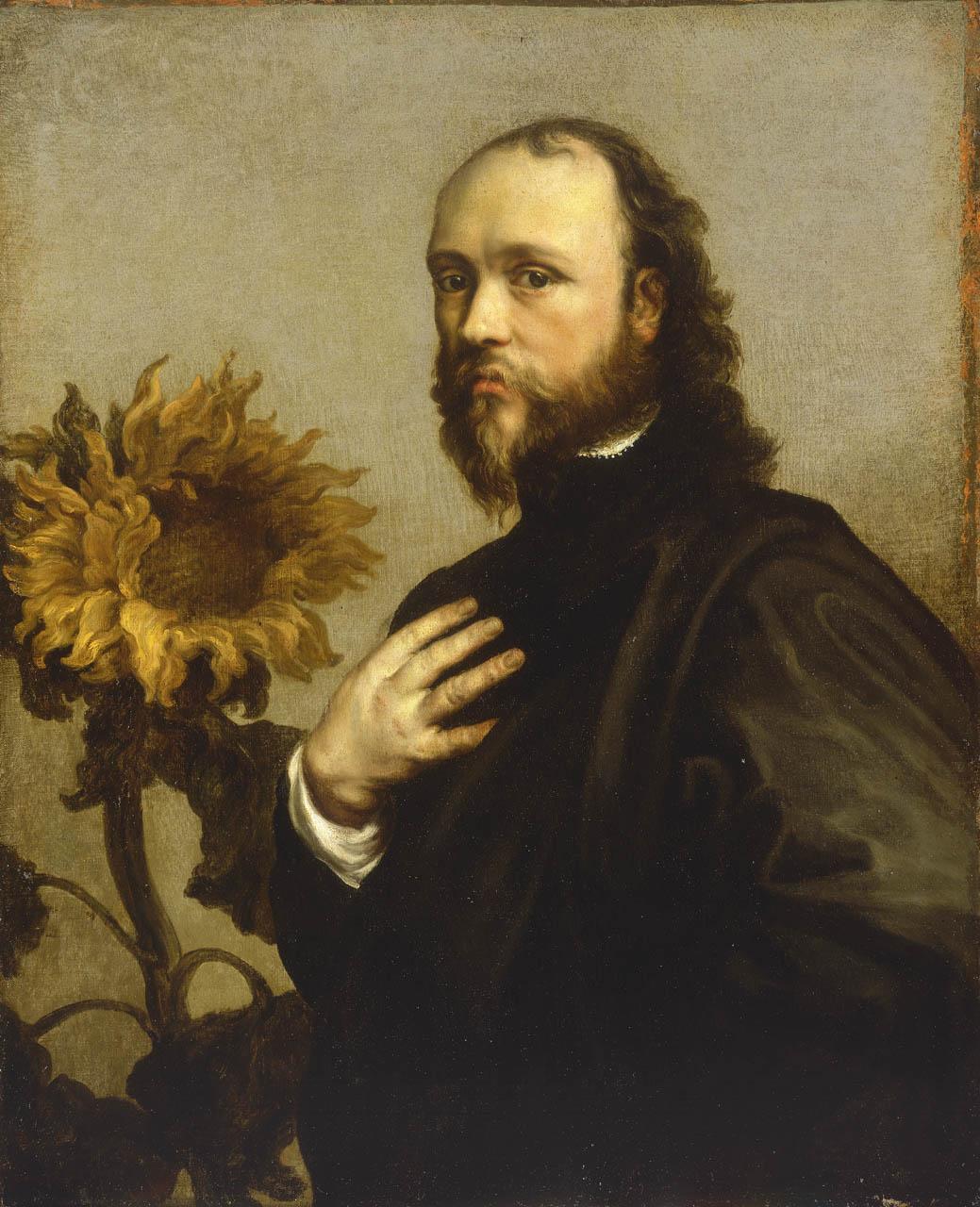 Van Dyke Sir Kenelm Digby with Sunflower