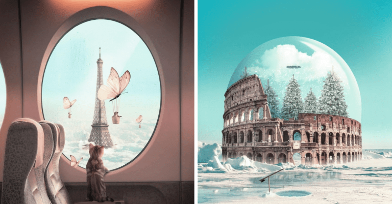 Francúzsky umelec vytvára surrealistické umelecké diela. Inšpiroval ho Salvador Dalí