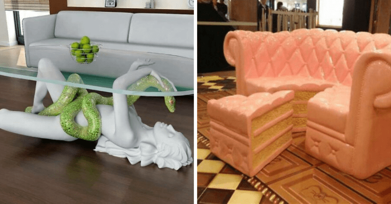 13 fotografií, ktoré zobrazujú bizarné dizajnérske návrhy