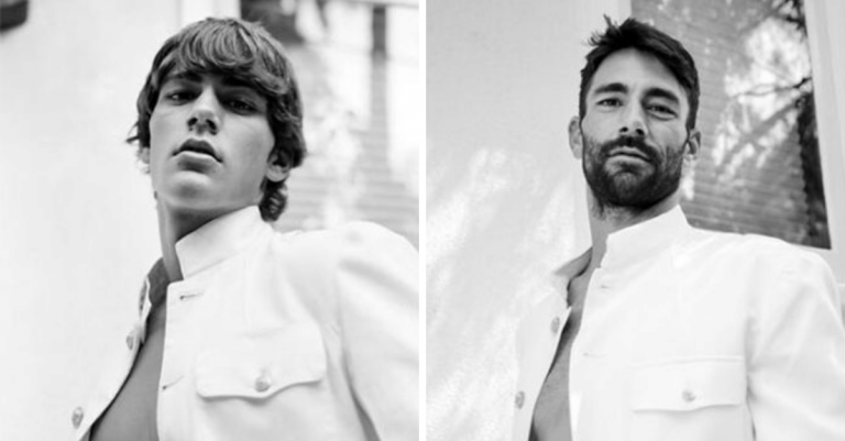 Fotograf celebrít fotí mužských modelov s odstupom desiatok rokov
