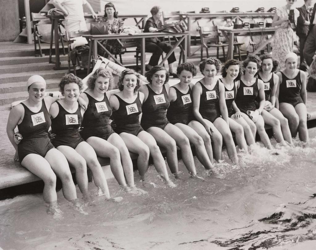 british womens olympic swimming team london 1948 4582a2 1024