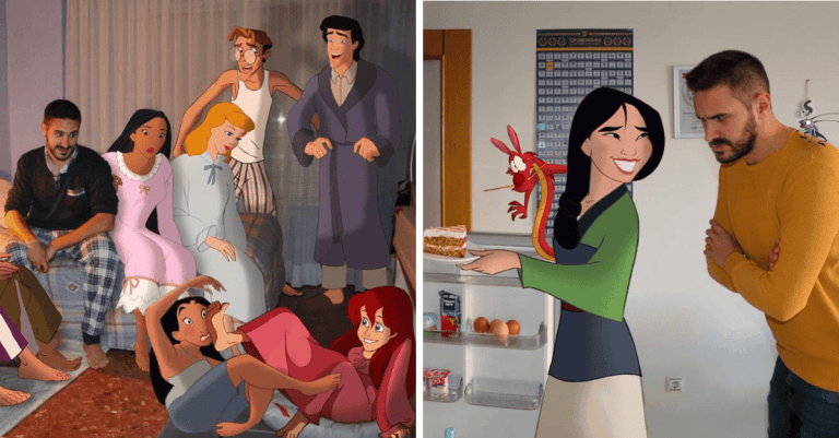Učiteľ na základnej škole ukazuje, aké by to bolo žiť s Disney postavičkami