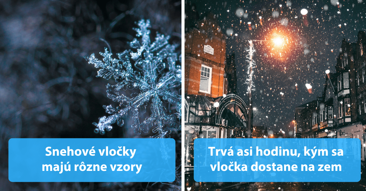 Sneh - zaujímavosti a fakty, ktoré vás prekvapia