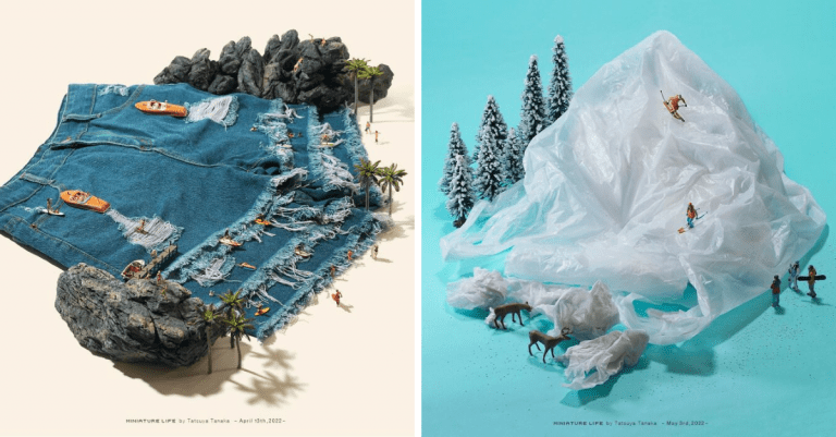 Japonský umelec vytvára nádherné miniatúrne diela. Na nasledujúcich fotografiách vám prinášame ukážku týchto výtvorov