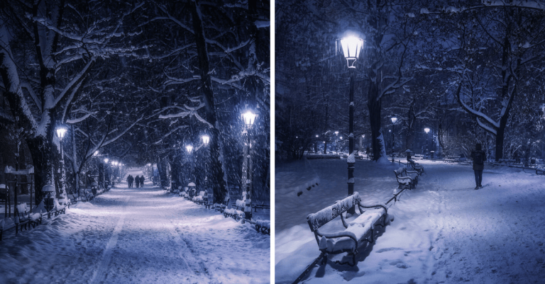 Zasnežený Krakov, ktorý pripomína zimnú rozprávku