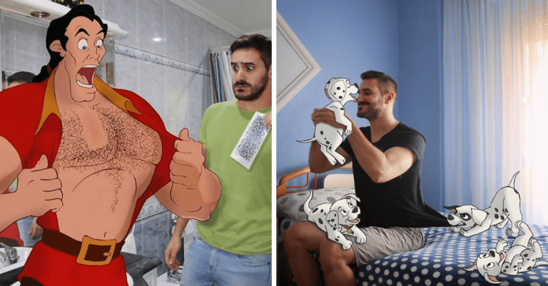 Do svojich fotografií vkladá Disney postavičky. Pozrite si kreatívne výtvory tohto umelca