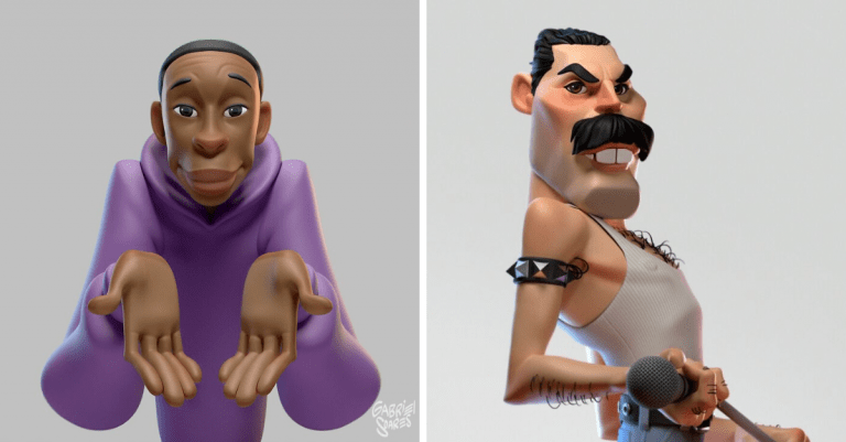 Brazílsky umelec vytvára 3D karikatúry známych osobností a postáv. Prinášame vám ukážku jeho tvorby