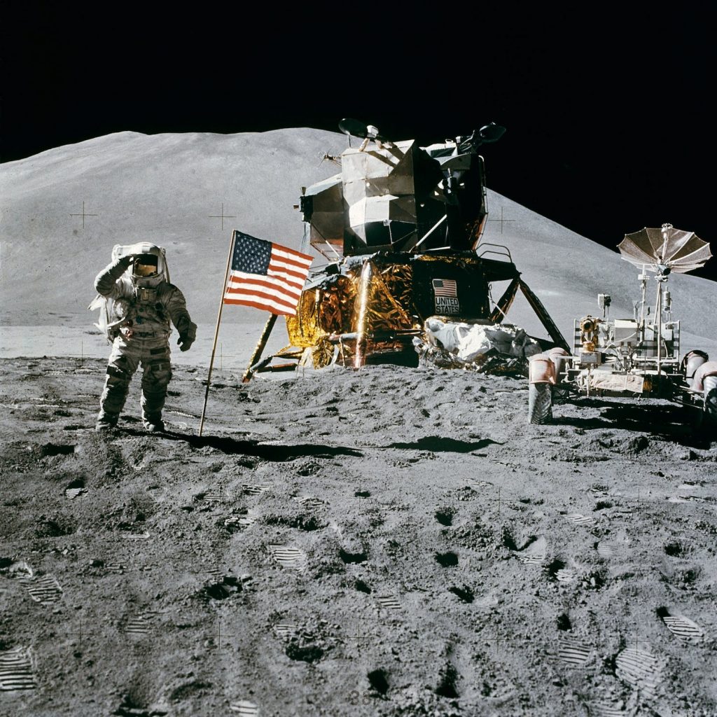 space station moon landing apollo 15 james irwin 39896
