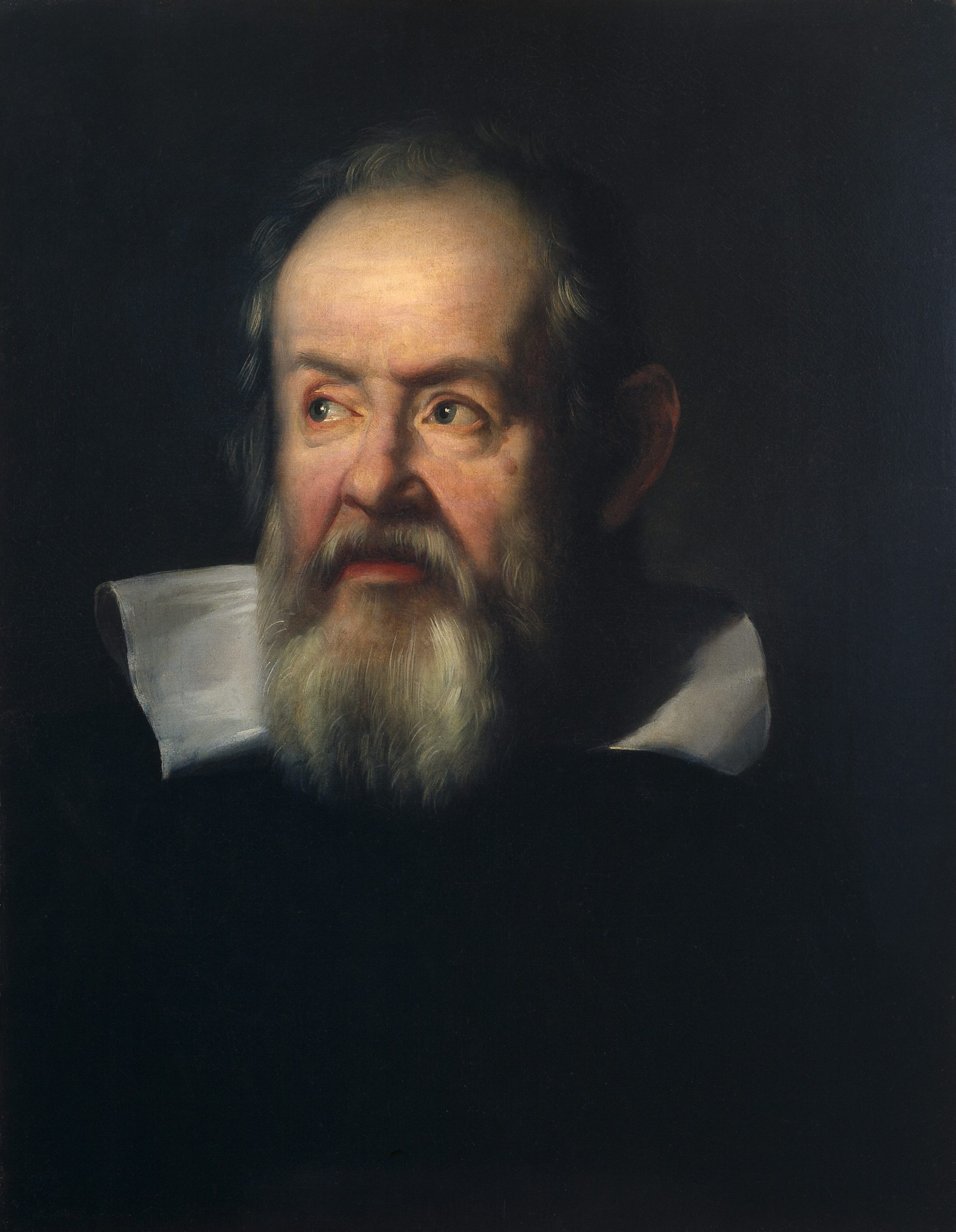 Galileo Galilei 1564 1642. Oil painting after Justus Wellcome L0021979 scaled