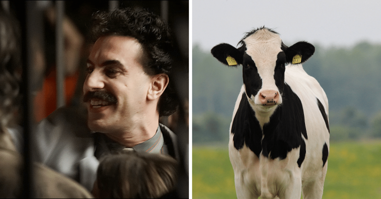 Zaujímavosti ku káve, ktoré ti zaručene rozšíria obzory #1555 – scény filmu Borat boli v skutočnosti natáčané v Rumunsku, domáci obyvatelia žili v domnienke, že s nimi natáčajú dokument a keď v roku 1960 dopadli trosky z rakety na Kubu a zabili kravu, vystrojili krave štátny pohreb