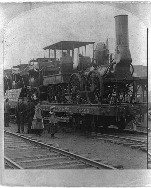 the first engine and train in america