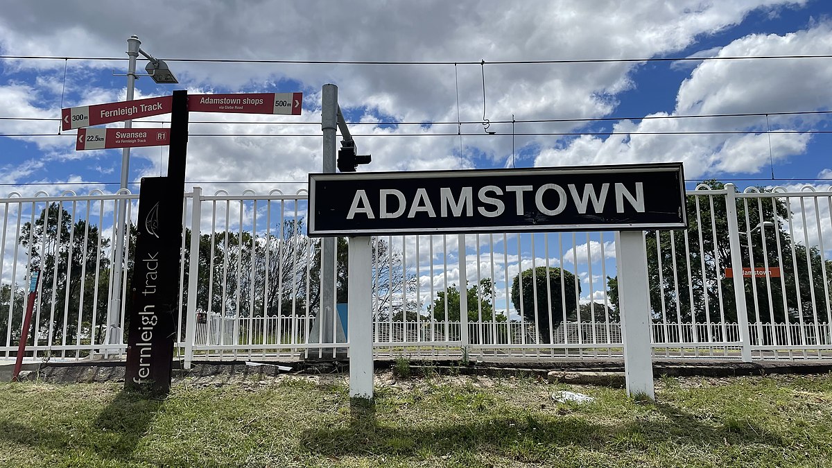 Adamstown Railway Station Sign
