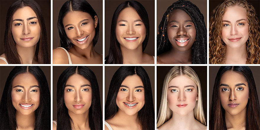 I fulfilled my dream as a photographer and photographed 10 different girls with 10 different skin tones all together for a project titled Shades of Beauty 625e866a80d46 880