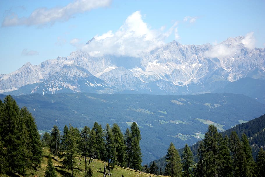 austria alps mountains summer flachau