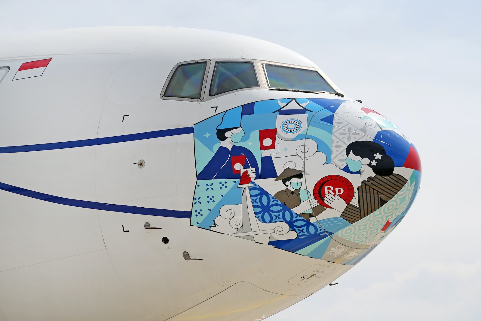 Aircraft Nose with Design