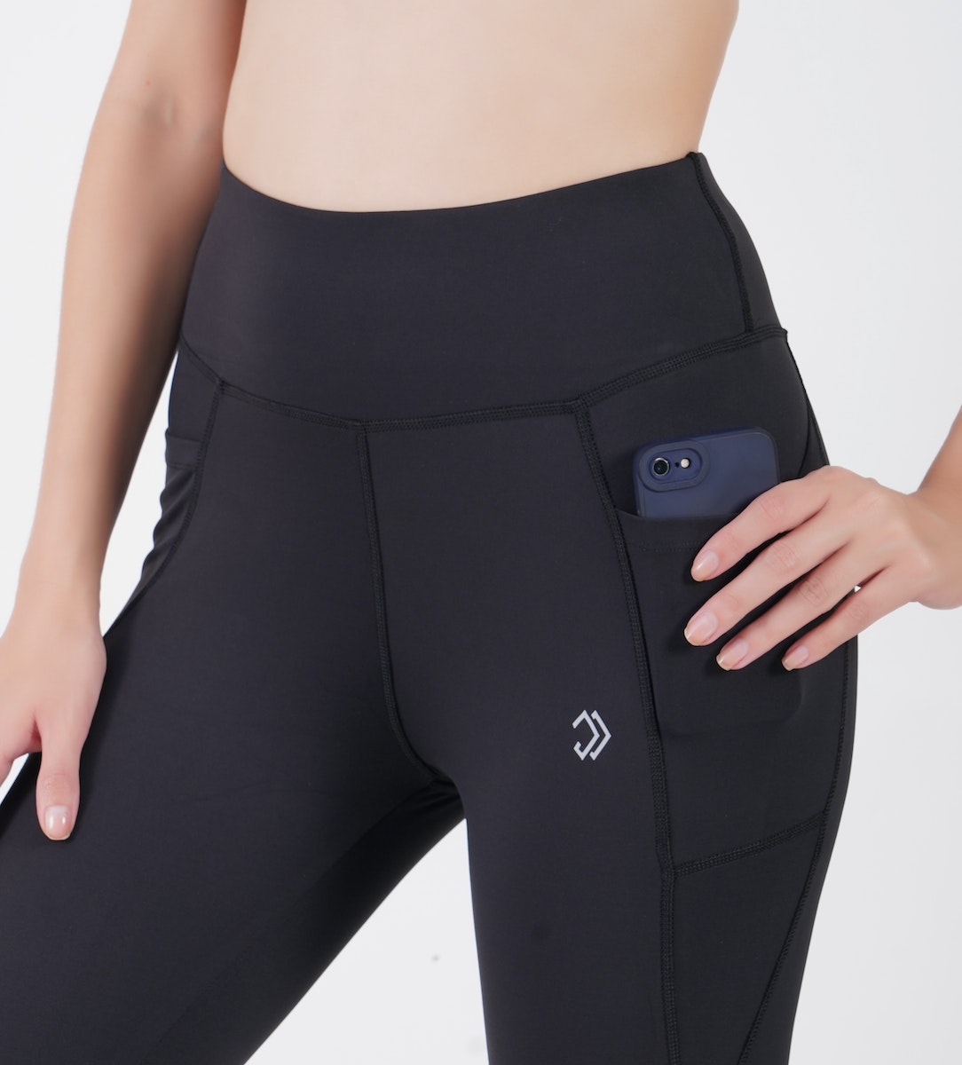 Part of a Woman in Black Leggins