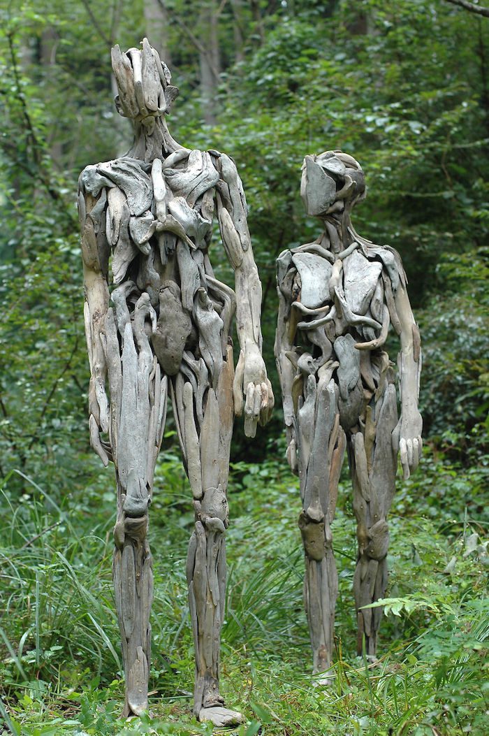 driftwood sculptures nagato iwasaki 2
