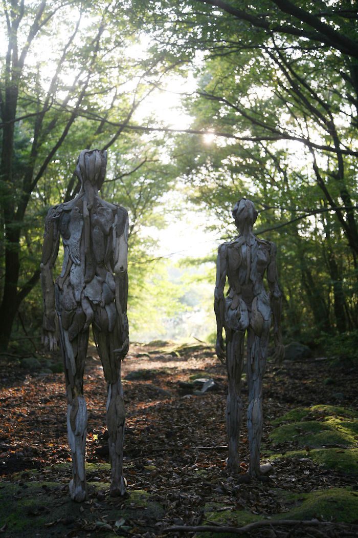 driftwood sculptures nagato iwasaki 9
