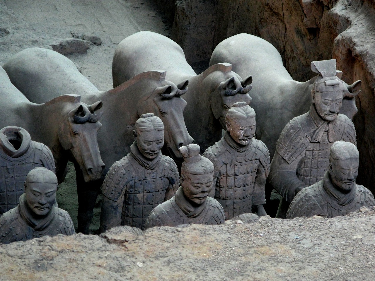china, nature, the terracotta army