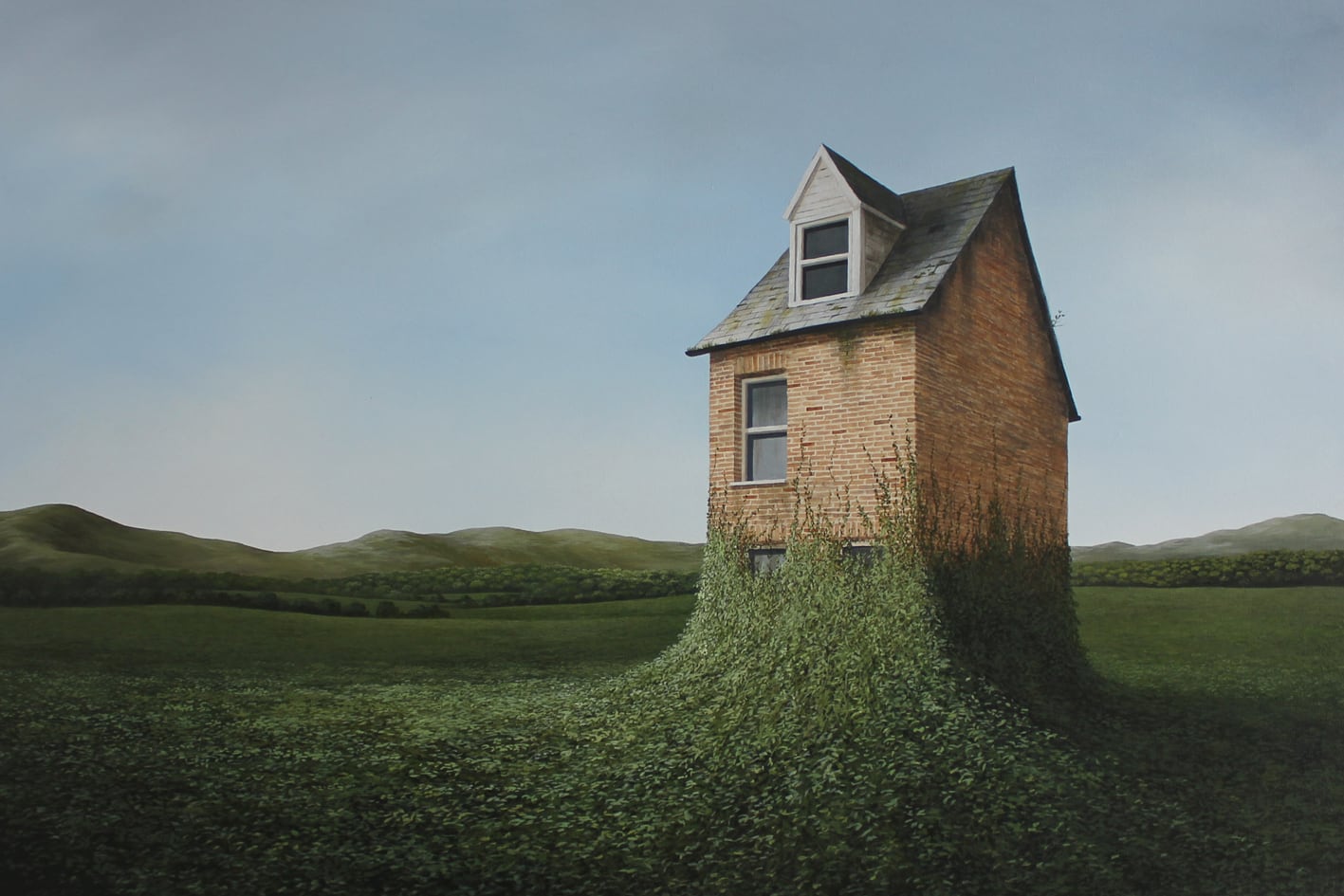 mysterious buildings paintings lee madgwick 5