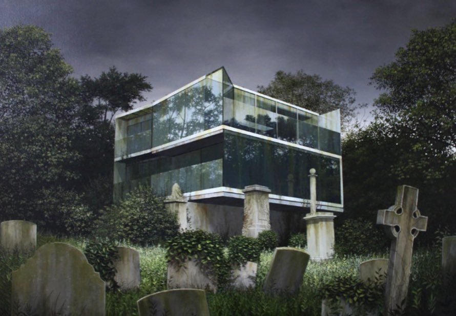 mysterious buildings paintings lee madgwick 8