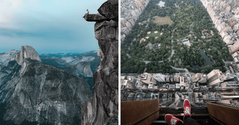 12 fotografií desivých výšok, z ktorých vám stiahne žalúdok