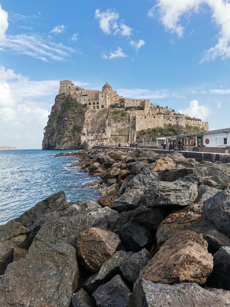 Aragonese Castle, Ischia, Tyrrhenian Sea, Italy