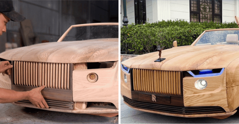 Svojmu synovi vyrobil funkčnú repliku Rolls-Royce, ktorý pôvodne stojí 28 miliónov dolárov