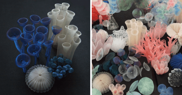Japonská umelkyňa premieňa textil na dychberúce koraly: Pozrite si výber tých najlepších