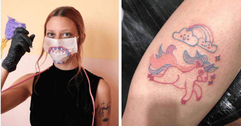 Tatérka, ktorá si zarába vďaka tomu, že kreslí nedokonalé diela